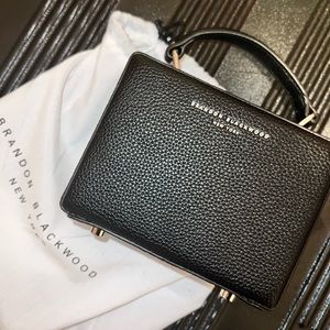 Brandon Blackwood Textured Black Mini Bag